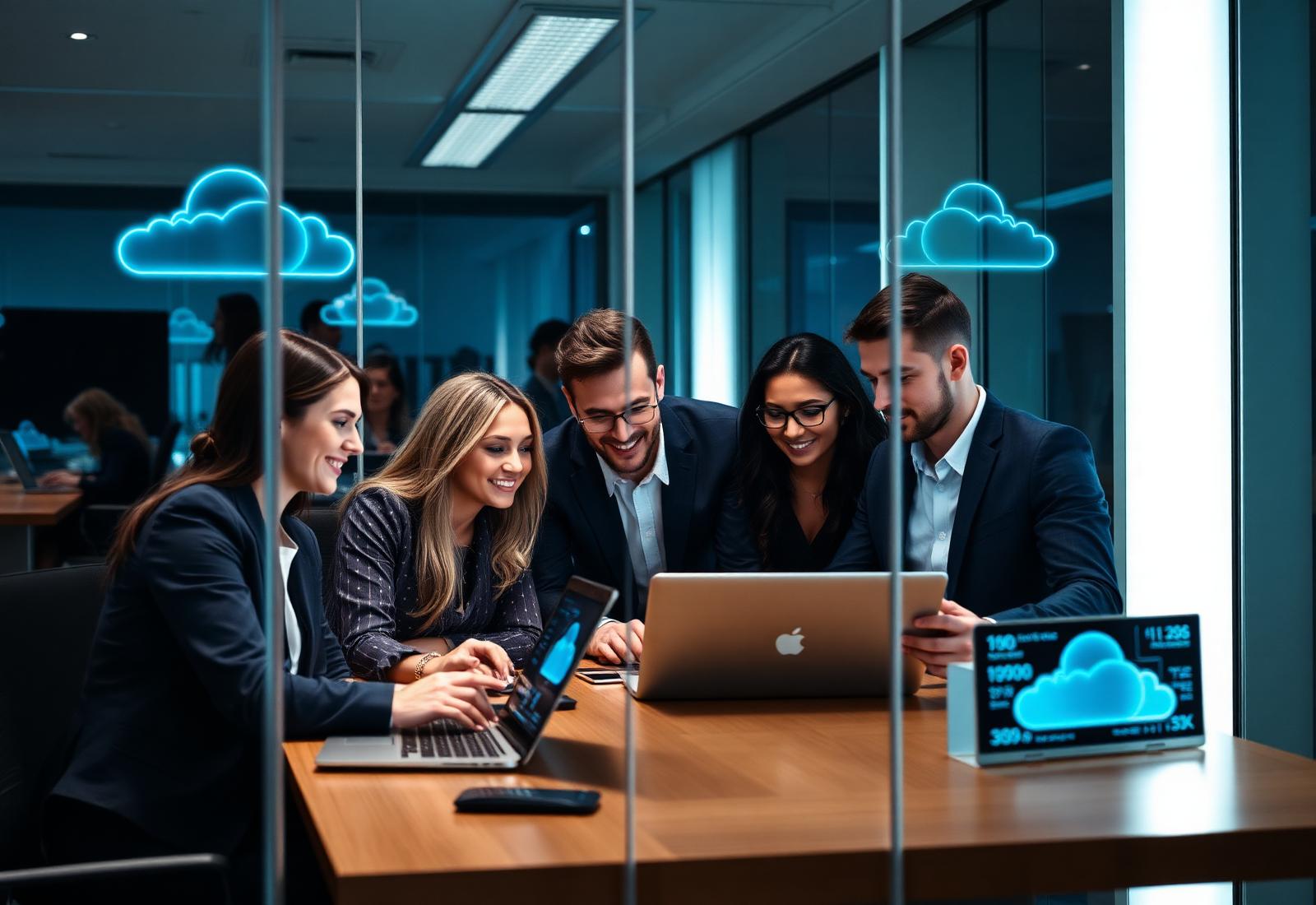 Global professionals collaborating